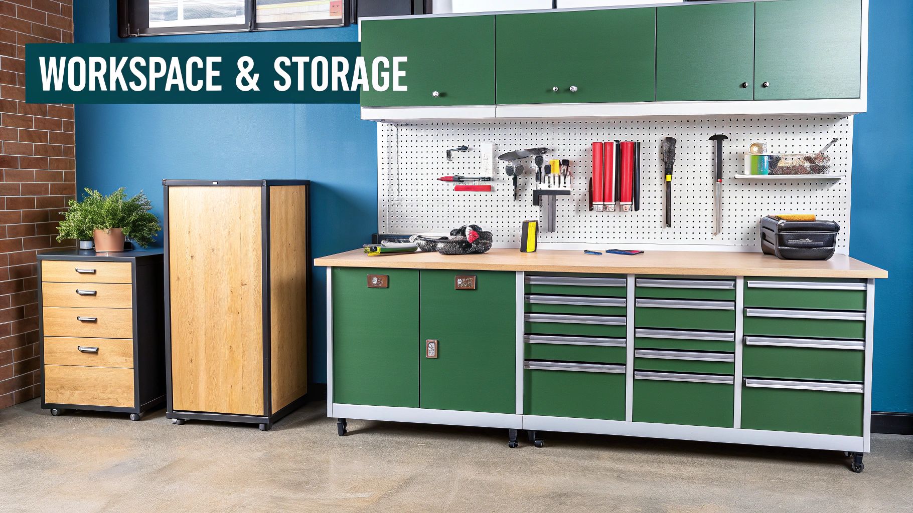 Modular Cabinet and Workbench System