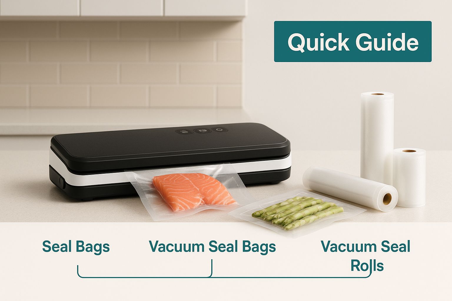 Infographic about best vacuum seal bags