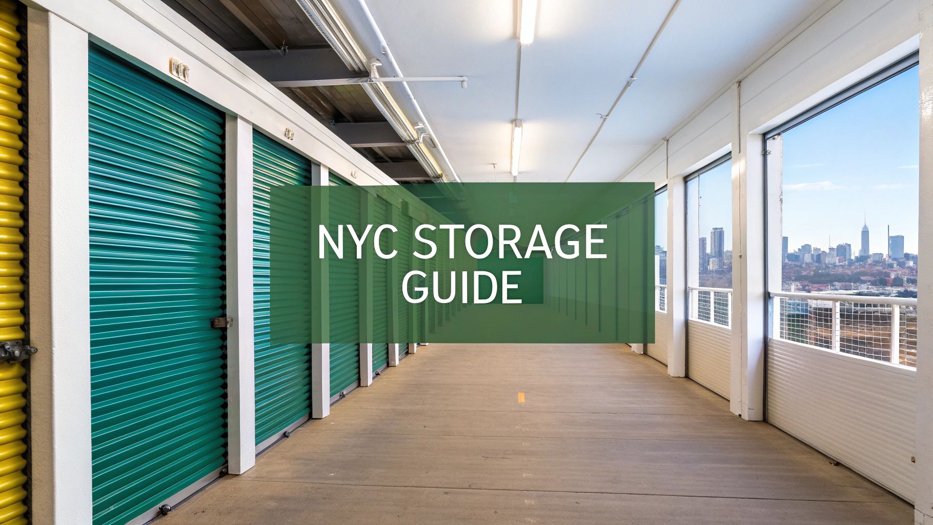 A Guide to Self Storage in NYC
