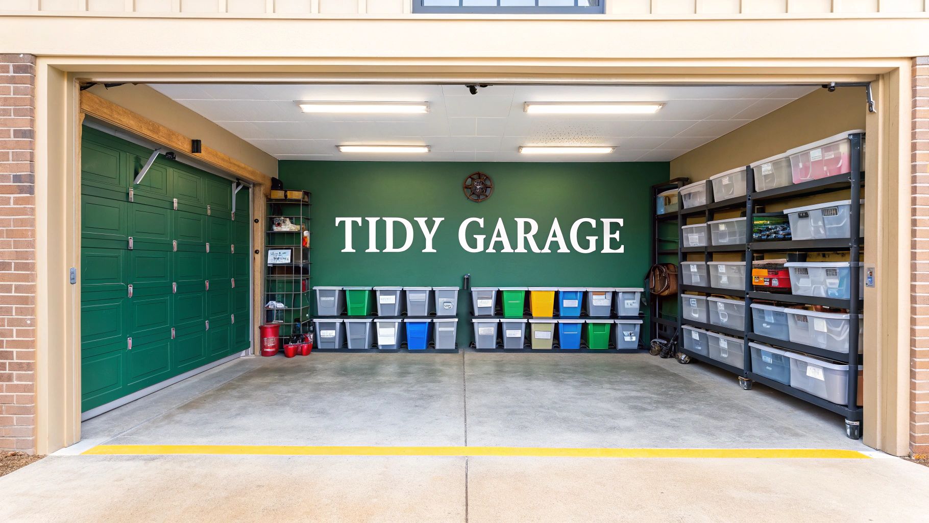 best way to organize a garage: A tidy, efficient setup