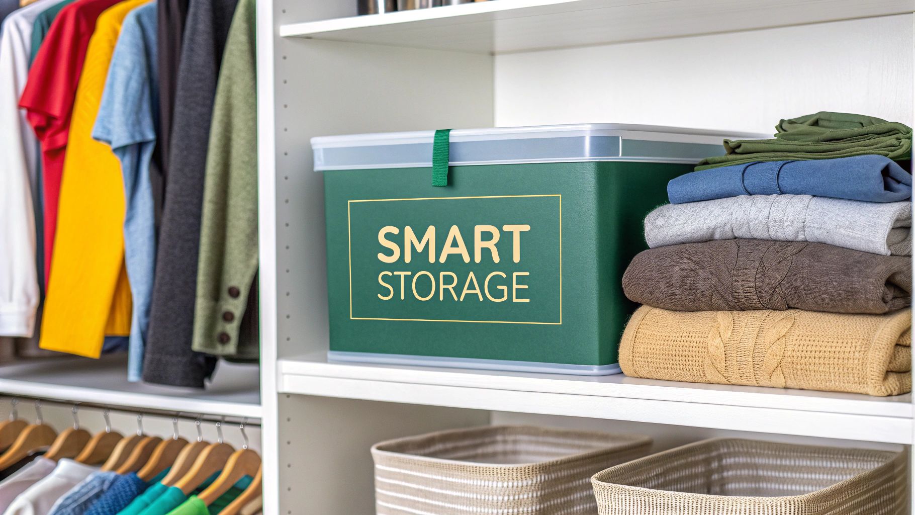 Storing out of season clothes: A Smarter Way to Organize