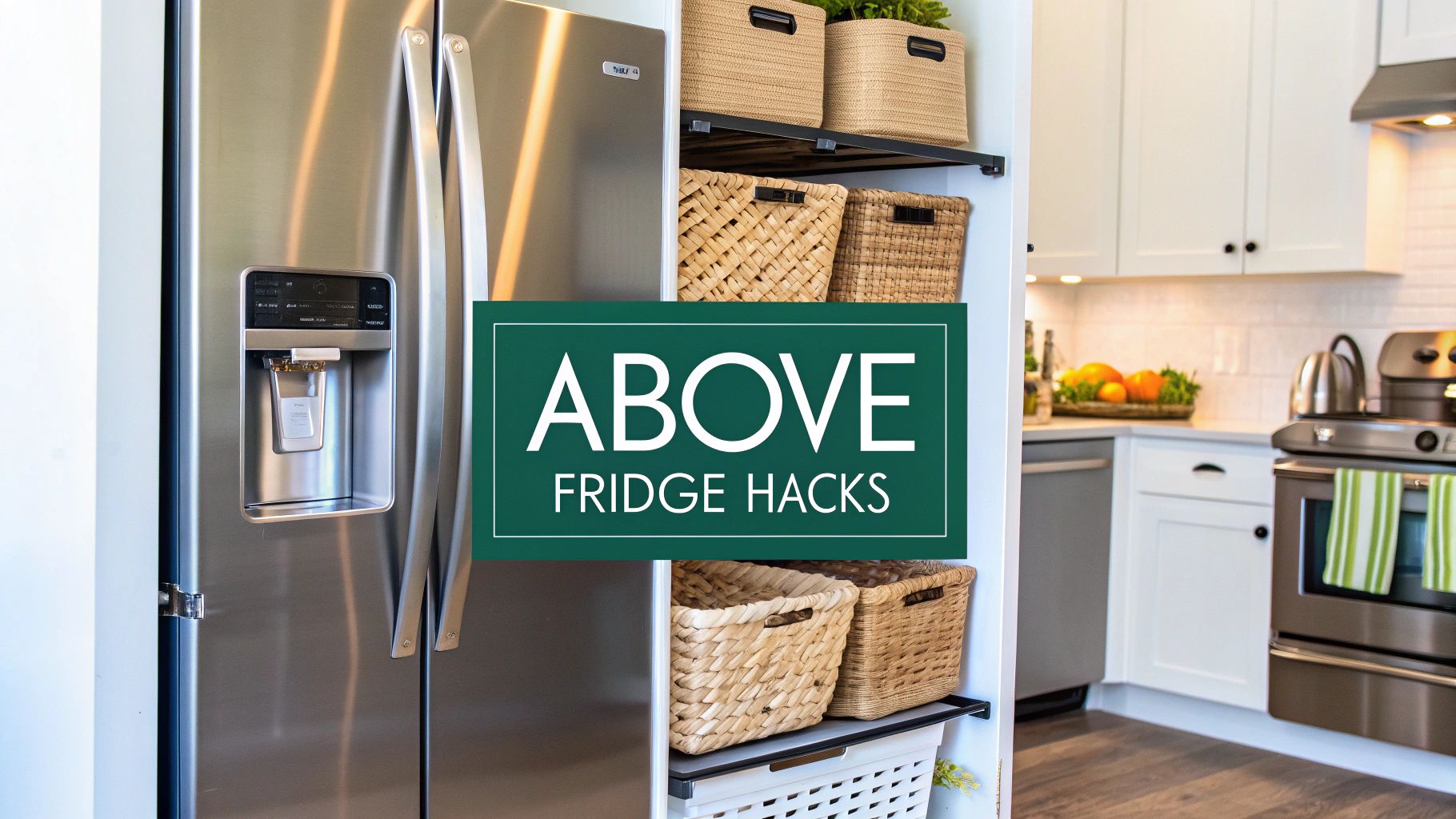 8 Smart Above Fridge Storage Ideas to Reclaim Your Kitchen in 2025
