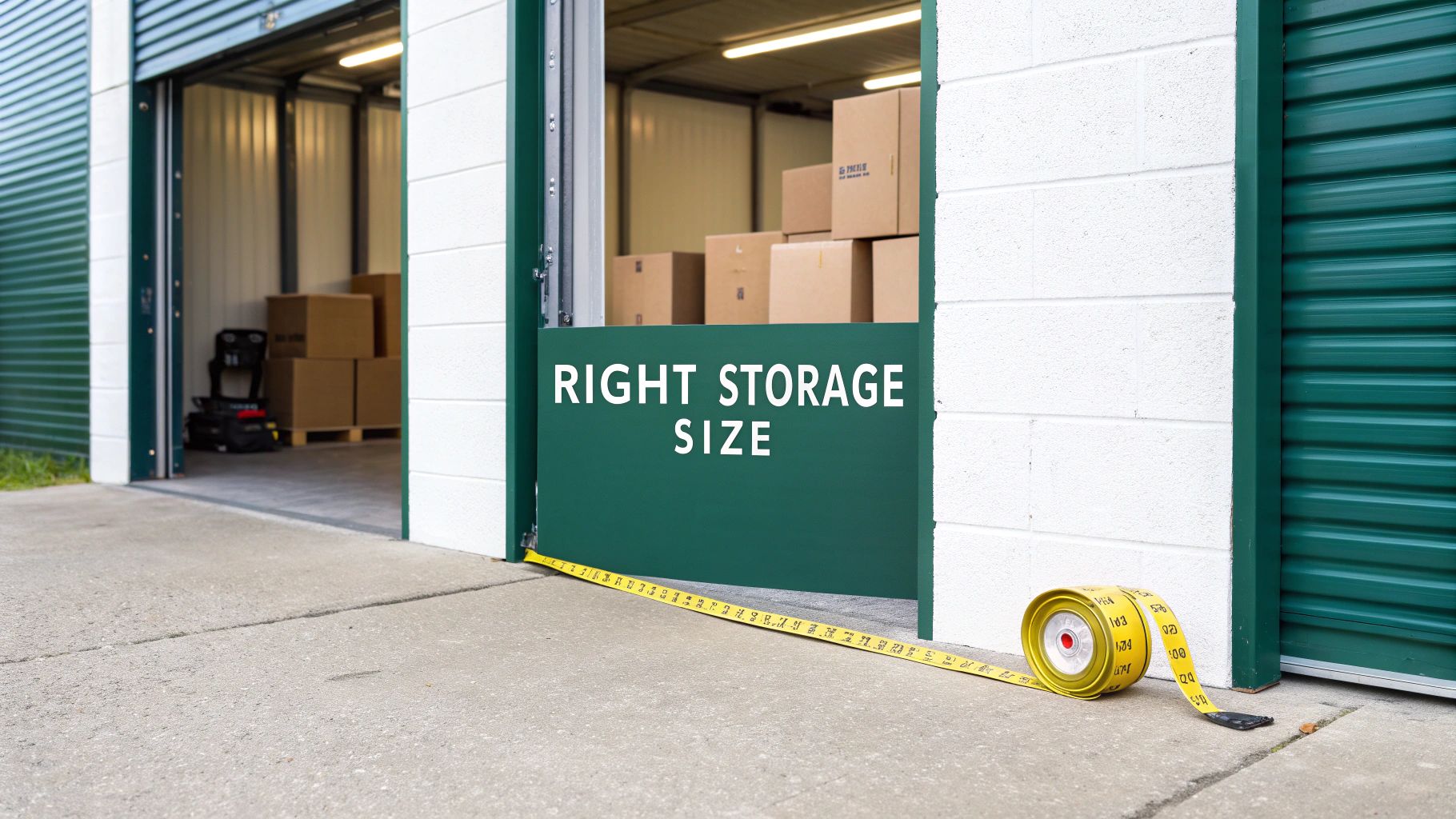 Choosing a Storage Unit Size That Actually Fits Your Stuff