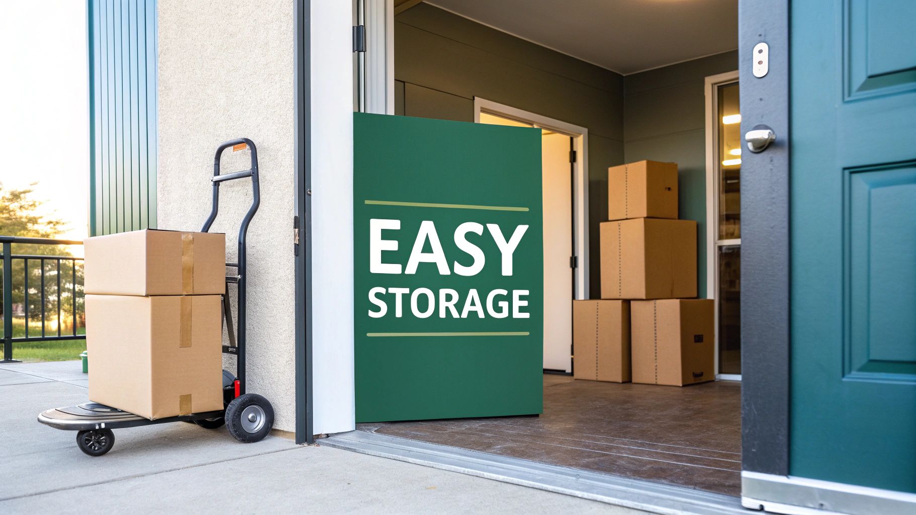 Self storage solutions that simplify moving and decluttering