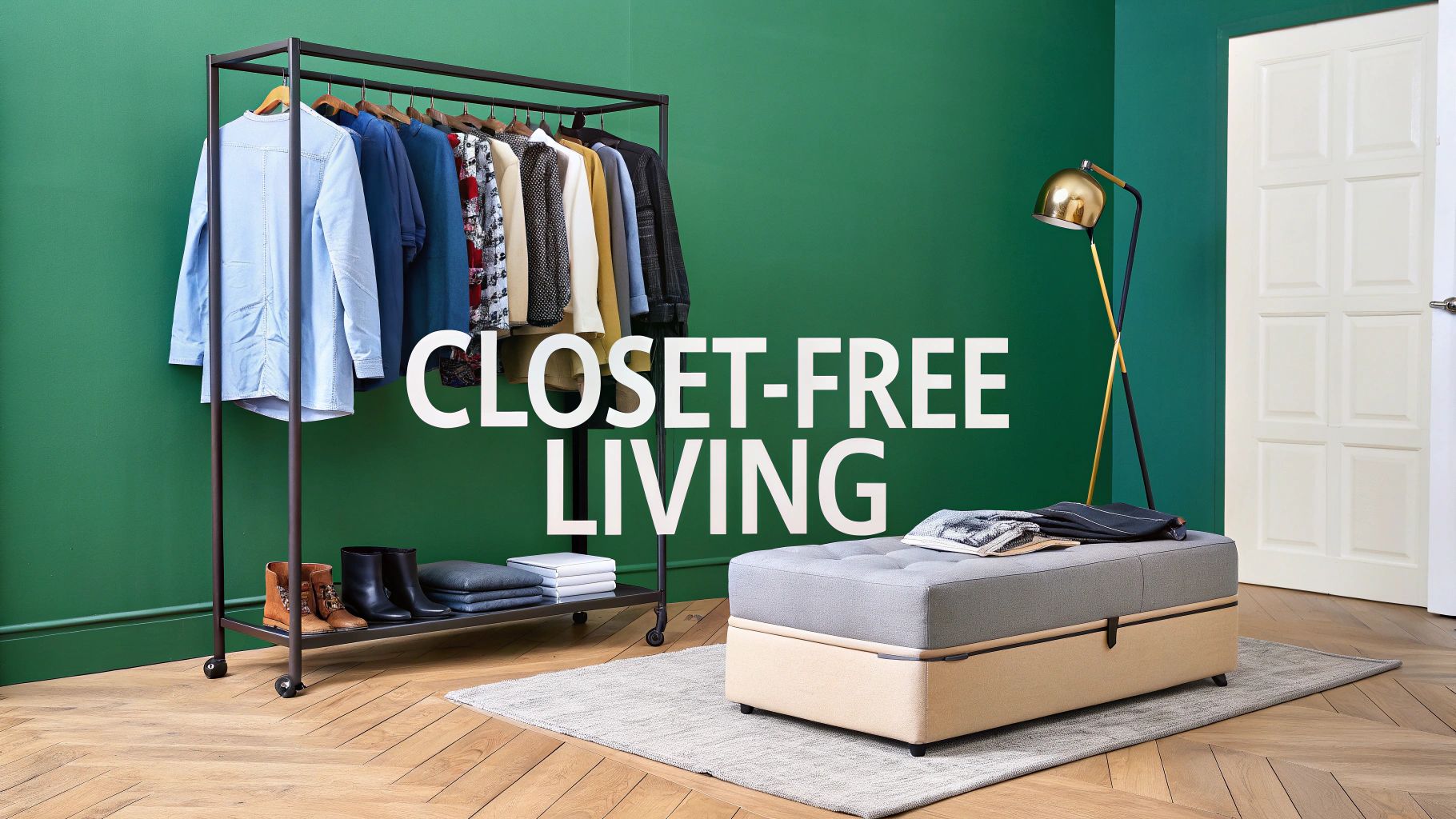 How to Store Clothes Without Closet: Space-Saving Tips That Work