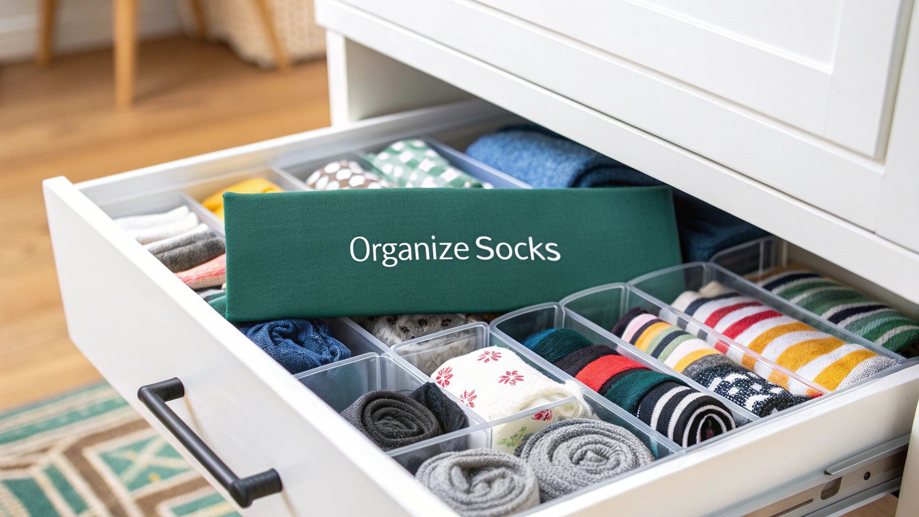 How to Organize Socks and Finally Conquer Drawer Chaos
