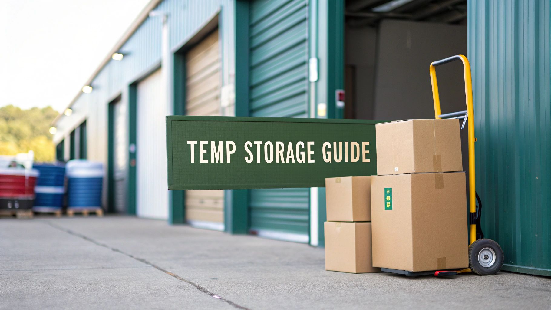 Temp Storage Units: temp storage units guide for moving and decluttering