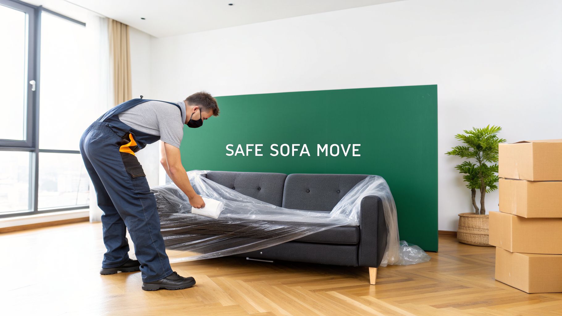 How to Wrap a Sofa for Moving Without Damage