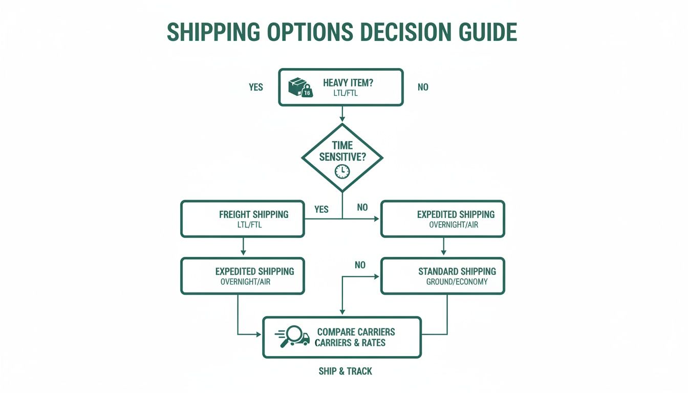 cheapest way to ship heavy items