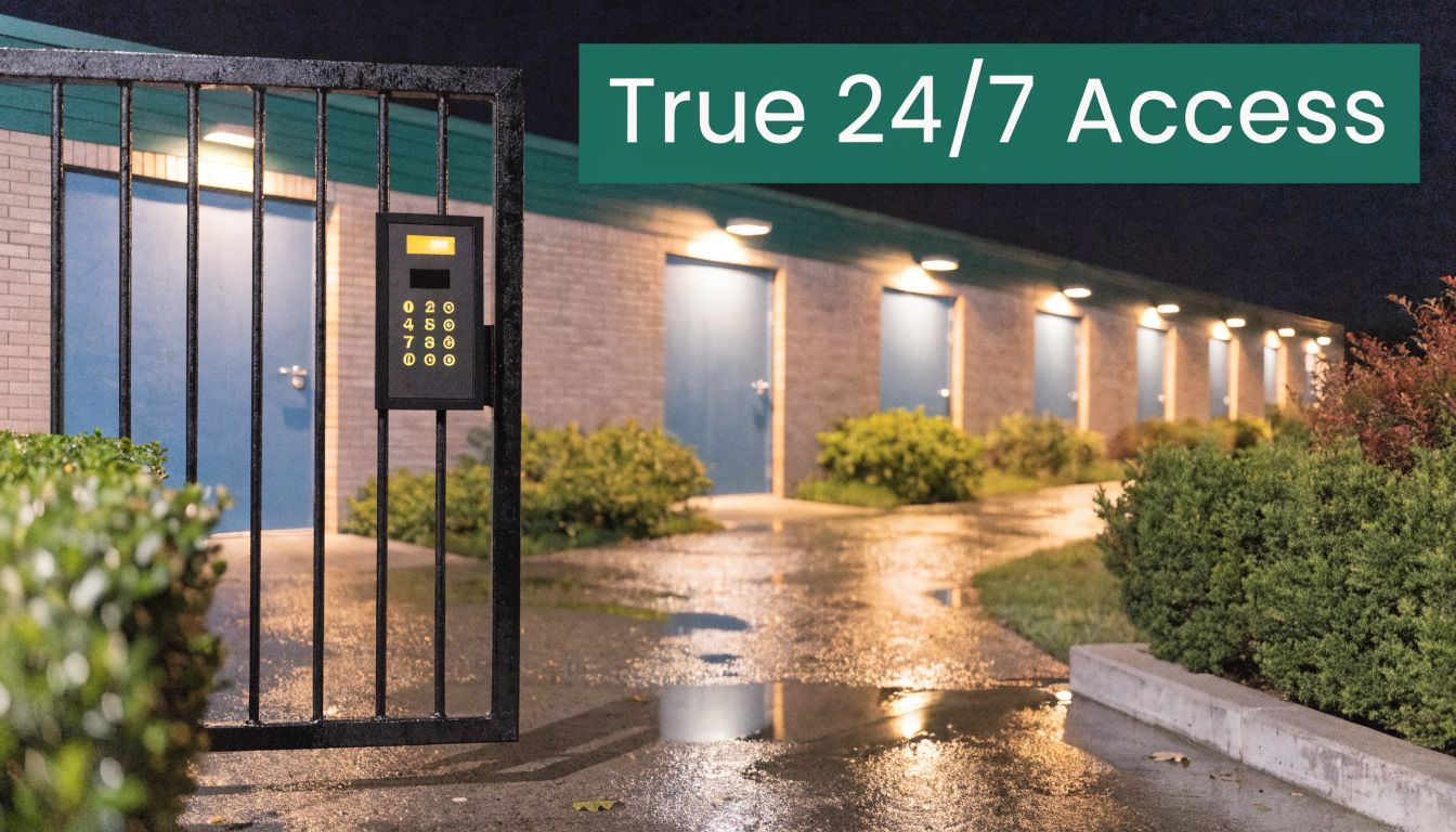 24 Hours Self Storage Near Me: Find True Access