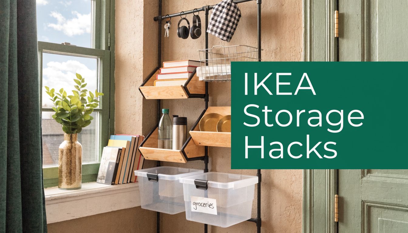 7 Smart IKEA Hacks for Storage in Small Apartments