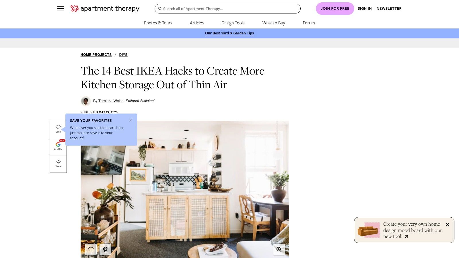 Hack 3: The BESTÅ 'Built-in' Media Credenza