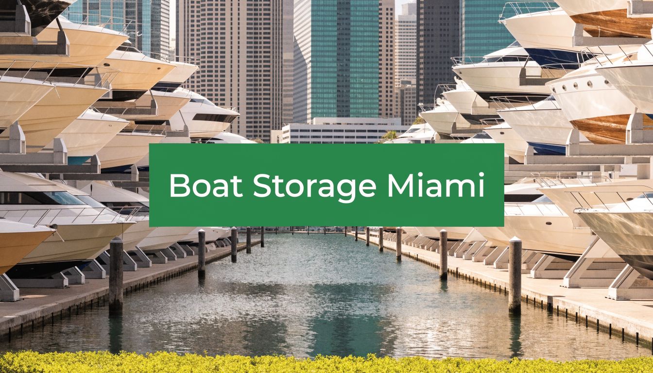Best Boat Storage Miami: 2026 Guide for Your Vessel