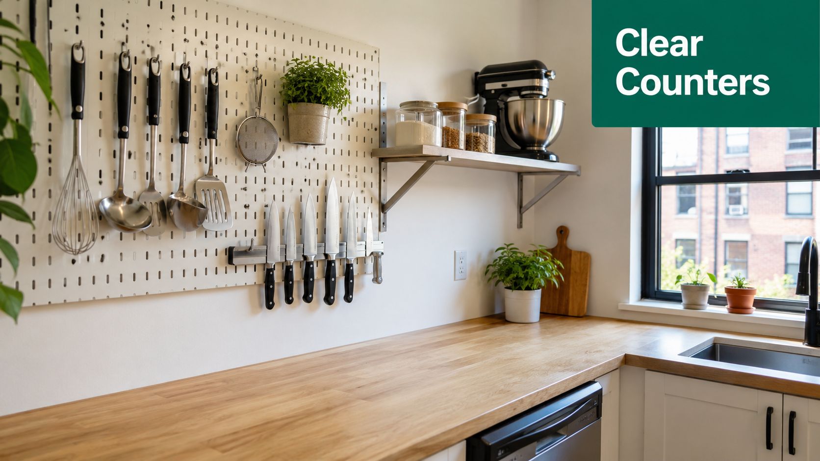 pegboard organization ideas