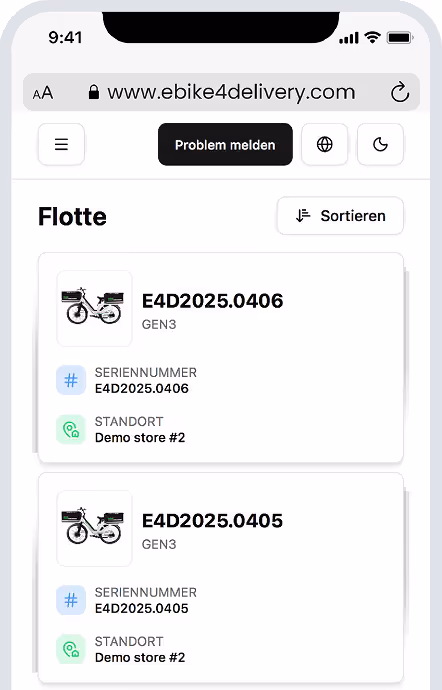 CYCLE - E-Bikes für Lieferdienste
