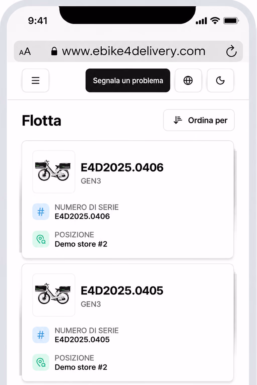 CYCLE - E-Bike per le consegne