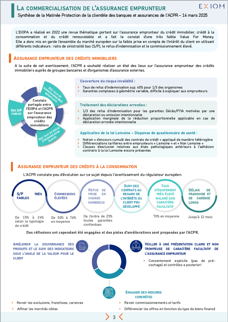 Exiom Partners - Matinée Protection de la clientèle des banques et ...