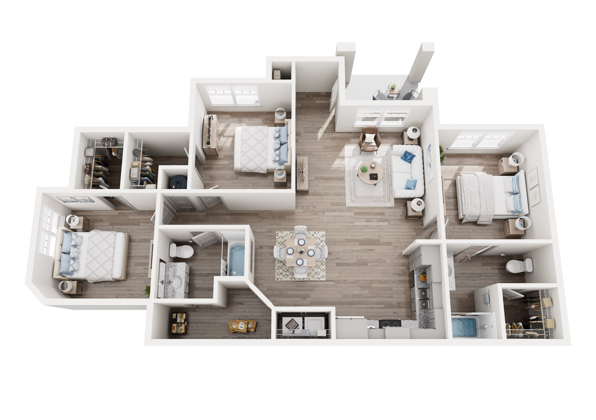 floor plan layout Trillium Renovated