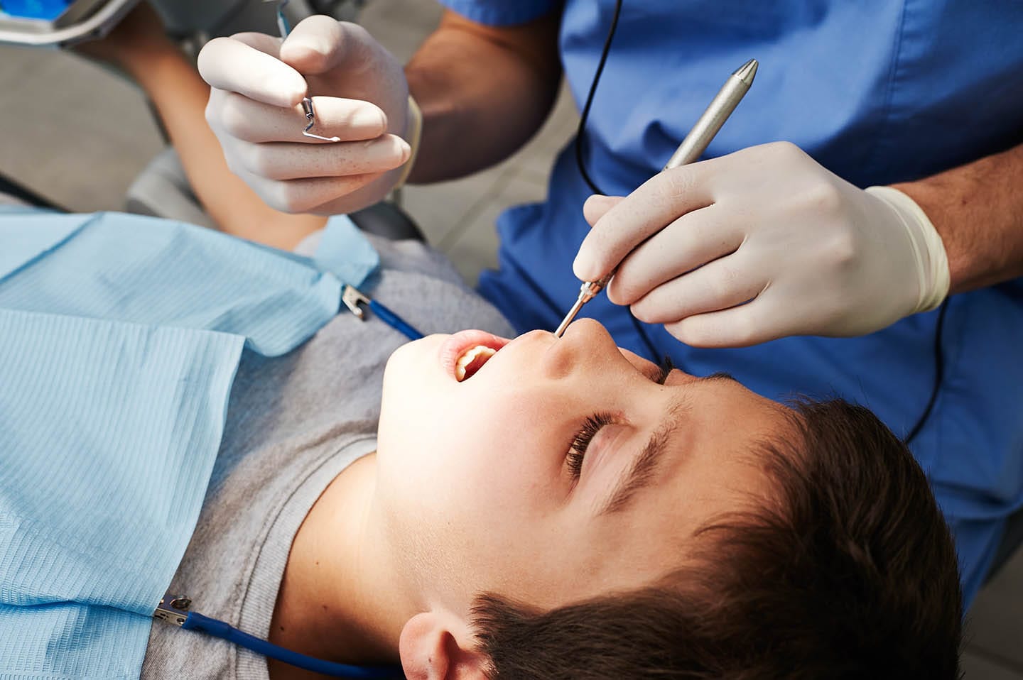 Patient smiling during dental visit at Smiles One Family Dentistry in Crafton PA
