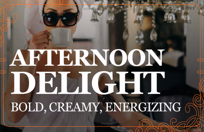 "AFTERNOON DELIGHT"
BOLD, CREAMY, ENERGIZING


PROPER TWELVE WHISKEY , ESPRESSO & BAILEYS