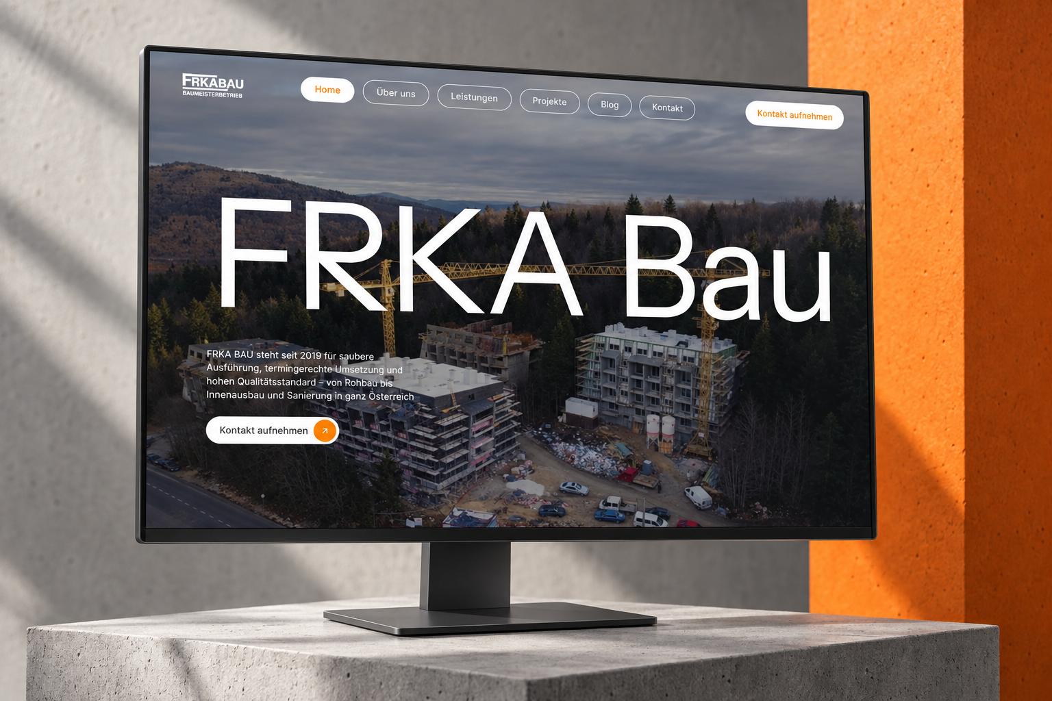 FRKA Bau – Ein Auftritt mit Fundament