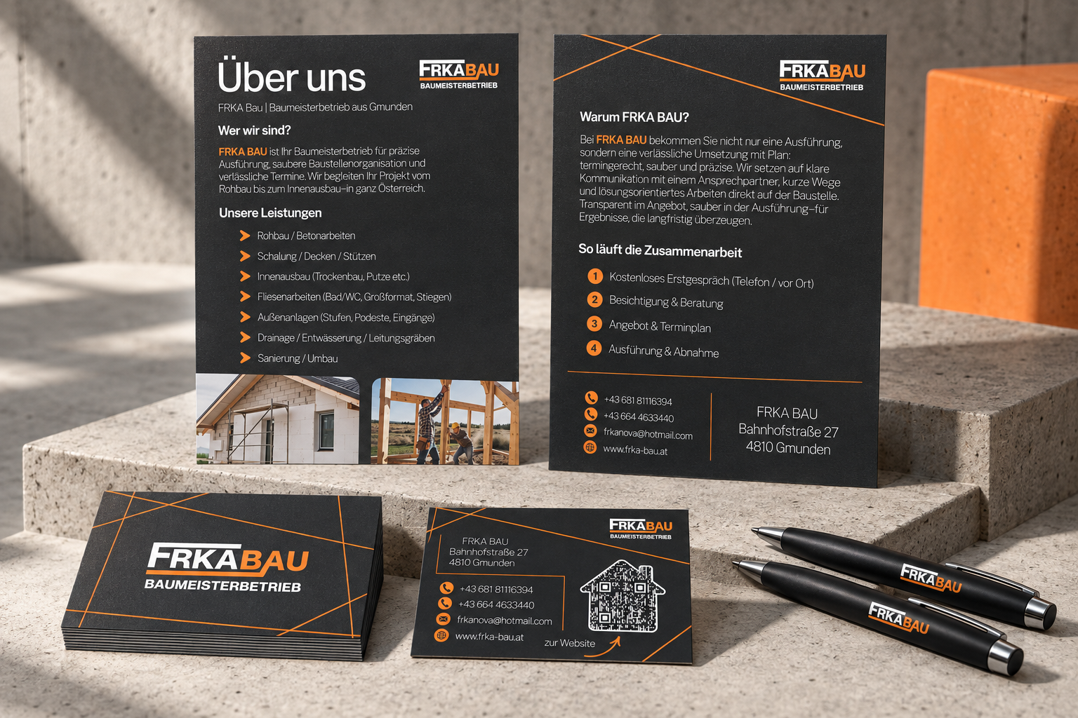 FRKA Bau – Ein Auftritt mit Fundament