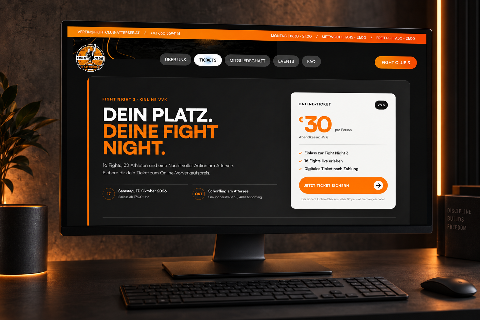 Fightclub Attersee – Vom Feed bis zum Ring