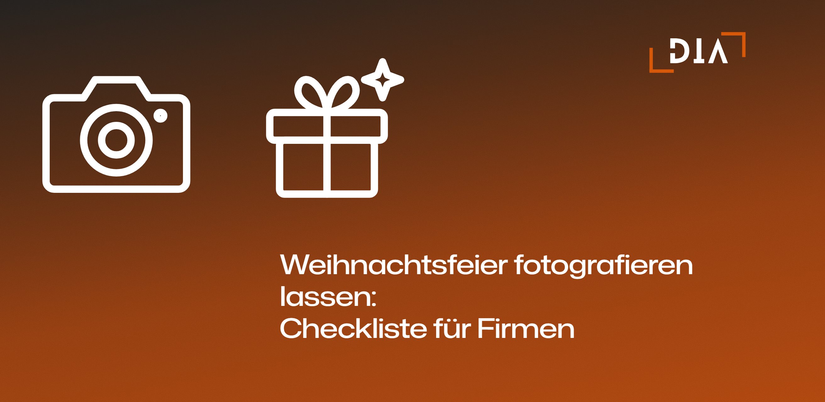 Weihnachtsfeier fotografieren lassen – Checkliste für Firmen