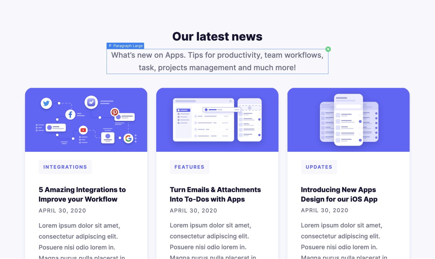 Static Content - Apps Webflow Template