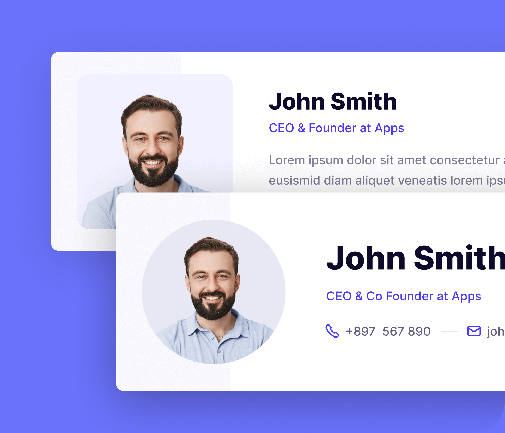 Apps - Email Signature - Mobile App Webflow Template