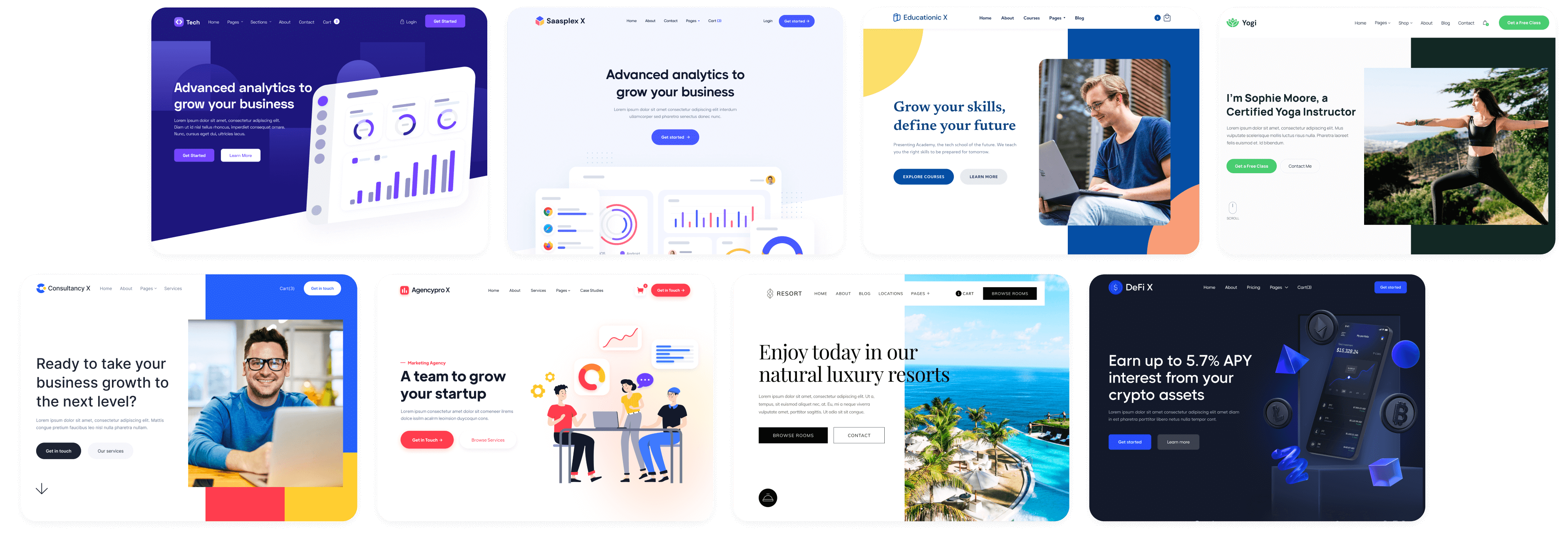 Apps - Browse All Templates - Mobile App Webflow Template