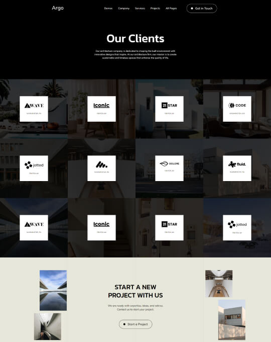 Clients -Screenshot