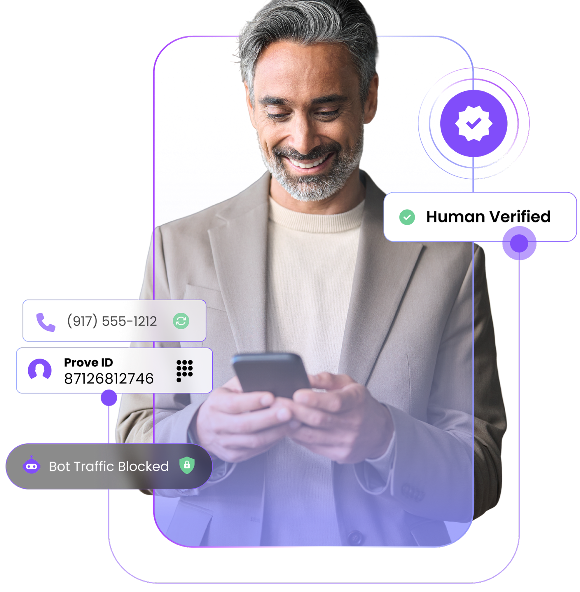 Prove Unify: Upgrade your authentication stack with passive, persistent verification that replaces clunky OTPs and recognizes users across sessions, devices, and lifecycle changes, without friction.