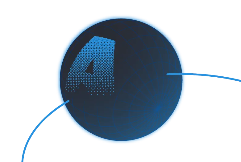 Planet illustration representing Microsoft Azure services