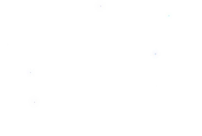Abstract network of white and colored glowing nodes connected by lines on a black background.