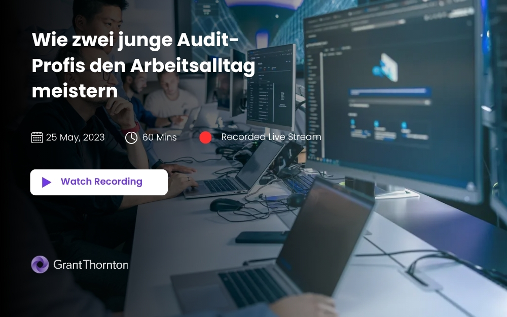 Watch the Grant Thornton Live Stream recording