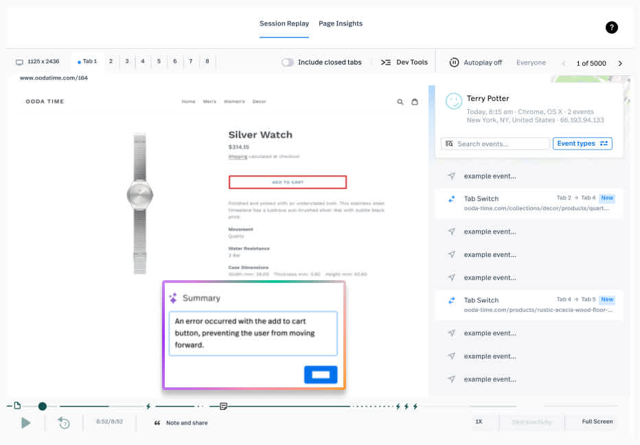 User Session Replay Tool | Capture Website & Mobile App User Sessions with Replay Technology