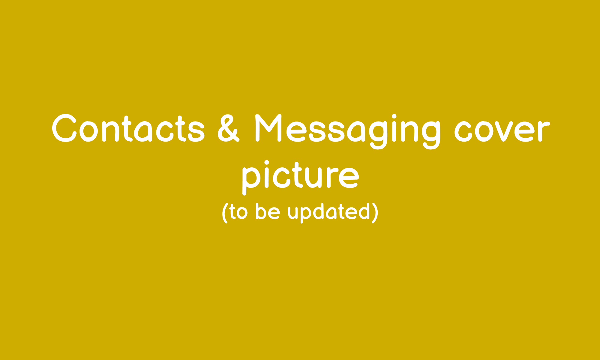 Contacts & Messaging
