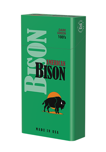 American Bison Dark Green 100s