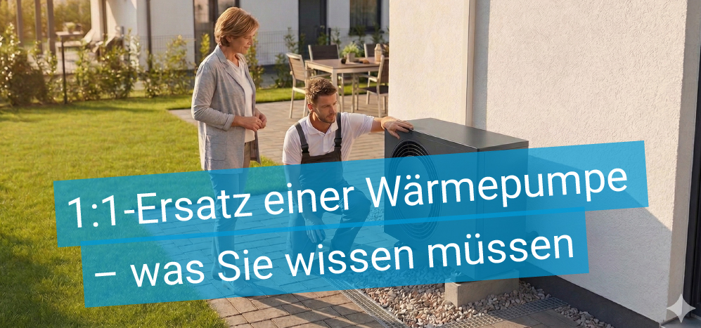 1:1-Ersatz einer Wärmepumpe – Wann lohnt sich der Austausch und was gilt es zu beachten?
