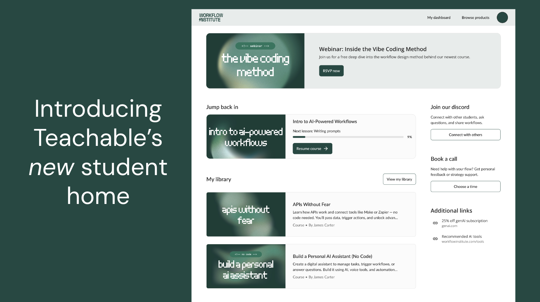 How to create online courses students complete with Teachable’s brand new dashboard