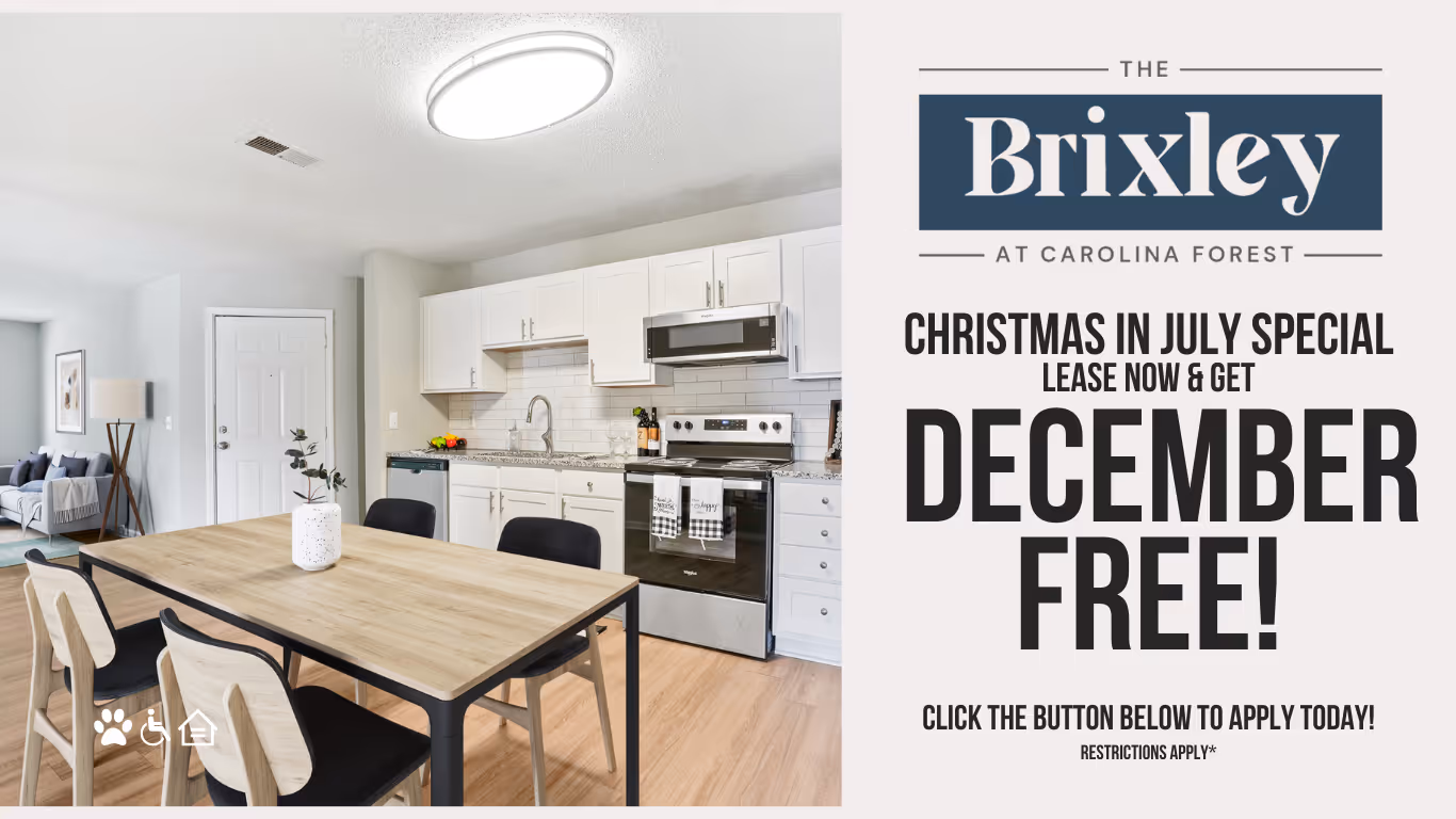 Pop up with furniture and words