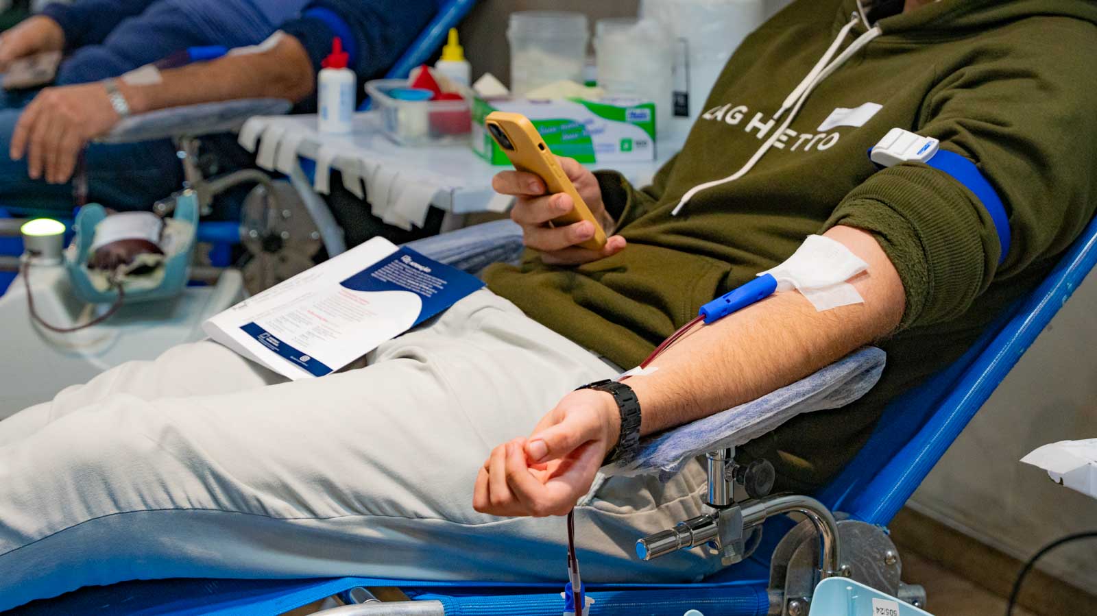 Laghetto promoveu campanha de doação de sangue em parceria com o Banco de Sangue Pulsa Rio Grande do Sul