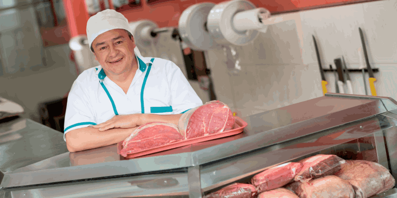 Small business loan for butcher.