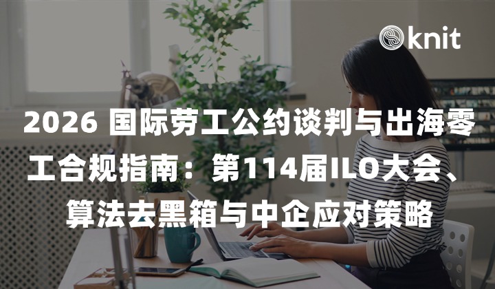 2026 国际劳工公约谈判与出海零工合规指南:第114届ILO大会、算法去黑箱与中企应对策略