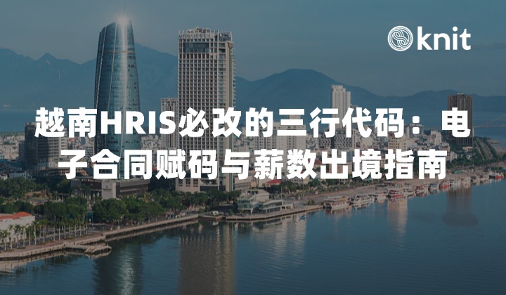 越南HRIS必改的三行代码：2026电子合同赋码与薪数出境兜底指南