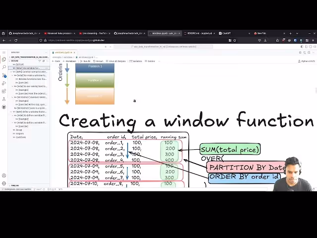 Advanced data processing in SQL