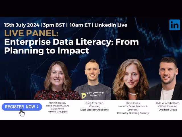 Enterprise Data Literacy: From Planning to Impact