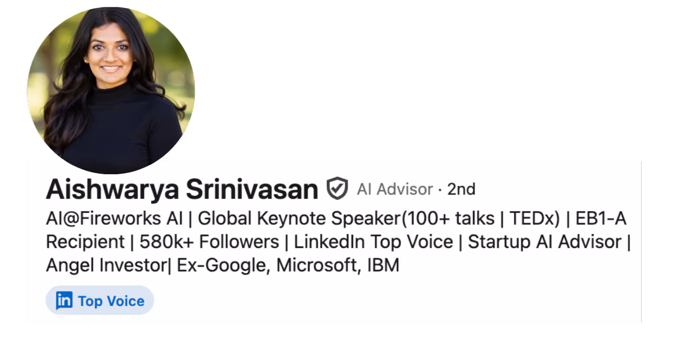 Aishwarya Srinivasan H2