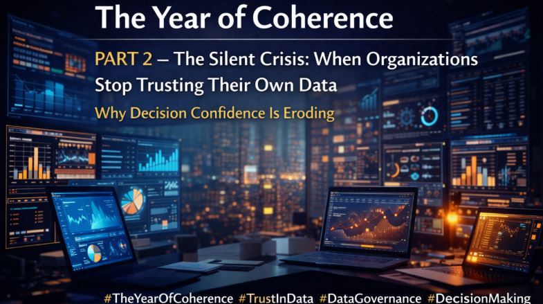 The Silent Crisis: When Organizations Stop Trusting Their Own Data Why Dec